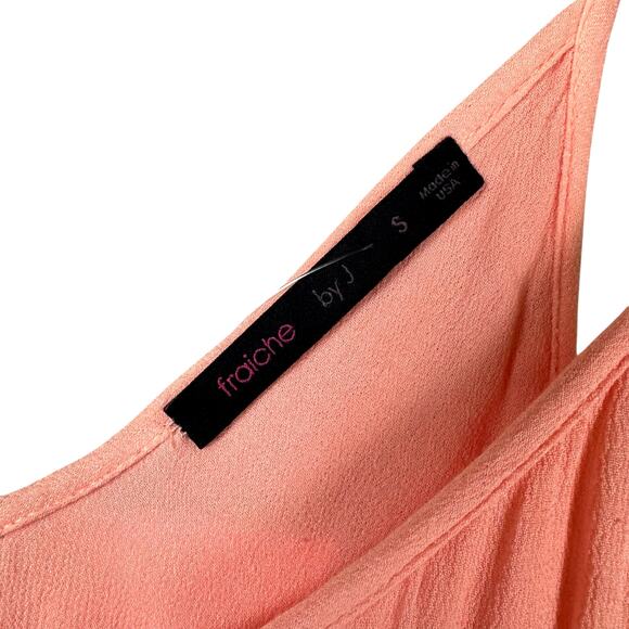 Fraiche by J NWT Peach & Navy Ombre Strappy Flowing Vacation Maxi Dress Cruise - Picture 8 of 10